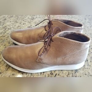 Kenneth Cole Rocketpod Men's Sneakers Chukka Mid-Ankle Brown Leather Size 9 NICE